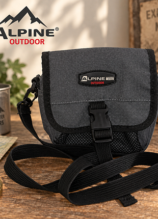 Винтажная сумочка на плечо или пояс alpine outdoor+подарок