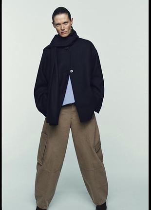 Пальто вовна zara 2