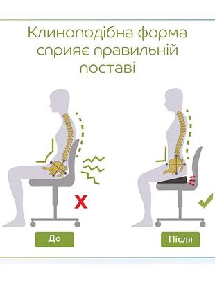 Ортопедическая подушка для сидения model-1, correct shape 4
