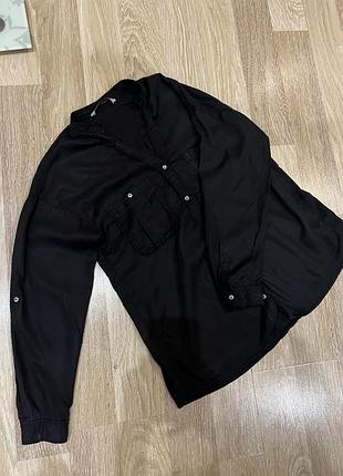 Жіноча сорочка zara чорного кольору