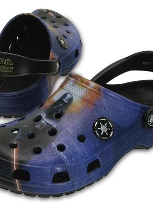 Crocs star wars космічний принт оригінал м6w8 p.39 25см стан, як нові
