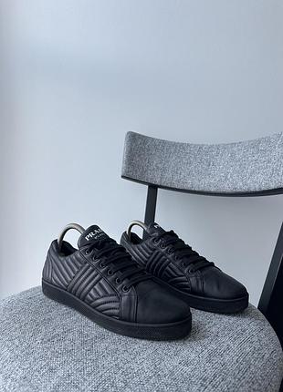 Жіночі шкіряні стильні кеди взуття кросівки prada
