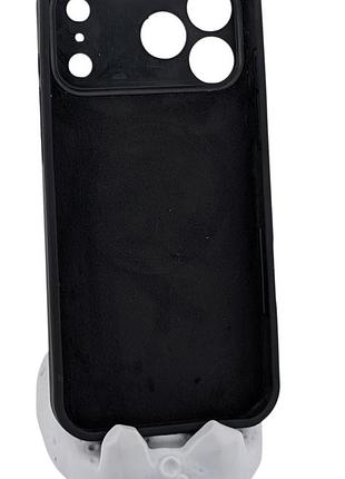 Чехол magnetic vision для apple iphone 17 pro max бампер с микрофиброй черный 2