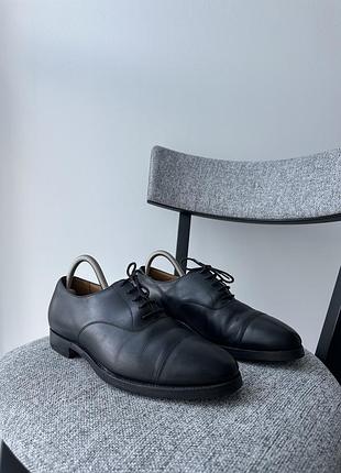 Чоловічі шкіряні преміальні туфлі лофери взуття crockett&jones