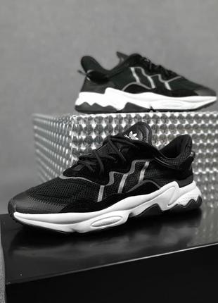 Adidas ozweego чёрные на белой🆕 шикарные кроссовки адидас🆕купить наложенный платёж