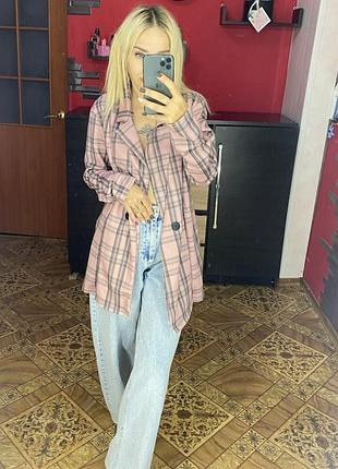 Пиджак клетка 👌💕
