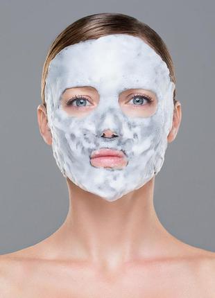 Бульбашкова маска, киснева експрес-маска для обличчя «матування і очищення» beautylab
