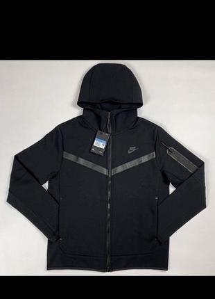 Кофта чоловіча nike tech fleece чорна