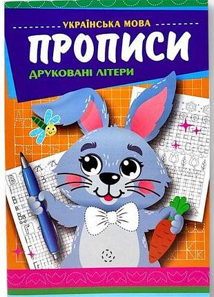 Прописи "большые и малые печатные буквы"