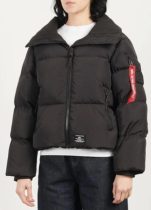 Оригинальн! сша! женский пуховик alpha industries sierra short peffer w wjs55504c1_001 в новом состоянии