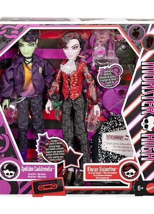Ляльковий набір для дівчинки monster high kieran valentine spelldon cauldronello