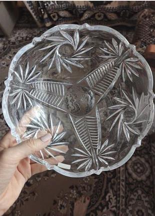 Миска crystalite bohemia кришталева 22 см 4