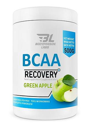 Комплекс аминокислот bcaa, bodyperson labs, 500 г, зелёное яблоко