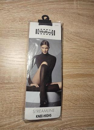 Новые люкс гольфы wolford streamline knee-highs (размер s)