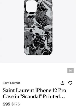Чохол айфон 12 про#saint laurent 4