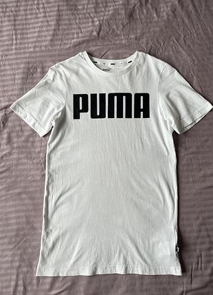 Чоловіча футболка puma біла бавовняна