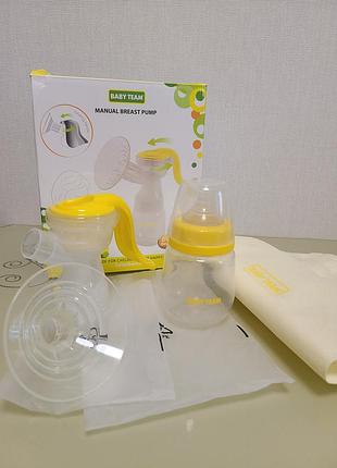 Молоковідсмоктувач baby team механічний