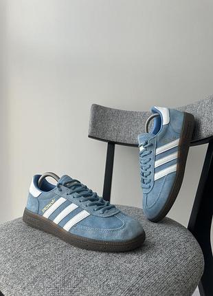 Чоловічі блакитні кросівки кеди взуття adidas spezial