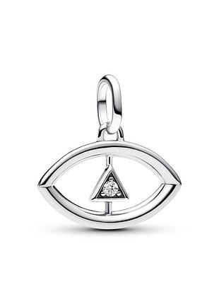Серебряный медальон "от злого глаза" pandora ме 793372c01