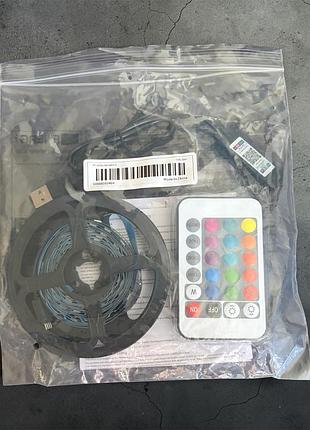 Led стрічка 5 м usb, світлодіодна стрічка для дому, підсвітка
