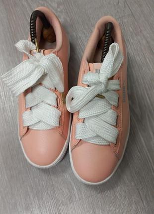 Кожаные женские кеды puma 5
