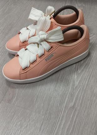 Кожаные женские кеды puma 3