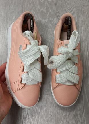 Шкіряні жіночі кеди puma