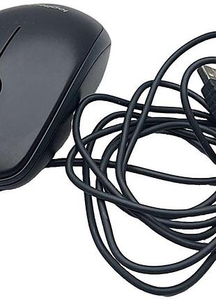Мышь компьютерная б/у logitech b100 usb