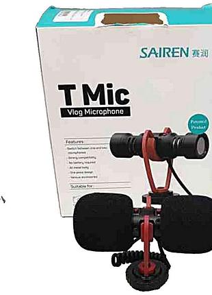 Микрофон б/у ulanzi sairen t mic dual-head