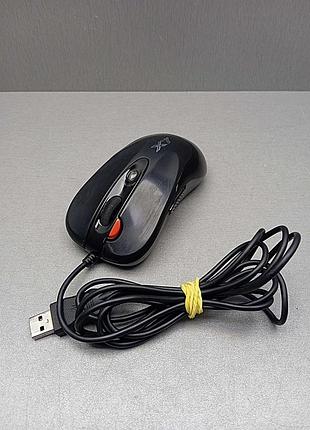 Мышь компьютерная б/у a4tech x-705k black usb 2