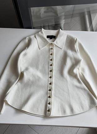 🤍шикарний молочний кардиган джемпер zara 😍