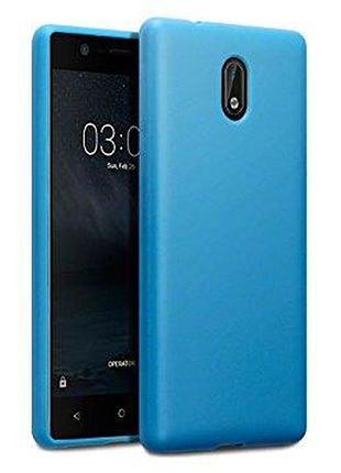 Чохол для мобільного телефона original silicon case nokia 3 blue