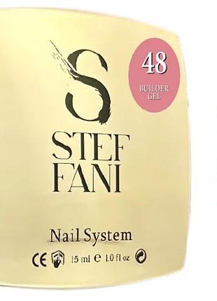 Гель для нарощування builder gel no 48 steffani, 15 мл