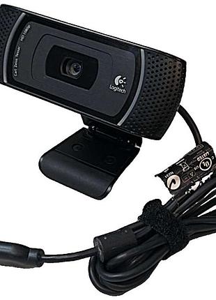 Веб-камера б/у logitech hd pro webcam c910 v-u0017