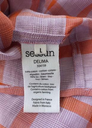 Сорочка, блуза льон, котон sessun 5