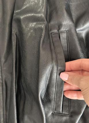 Zara бомбер шкіряна 4