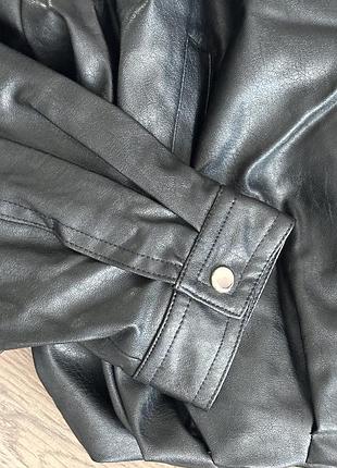 Zara бомбер шкіряна 2