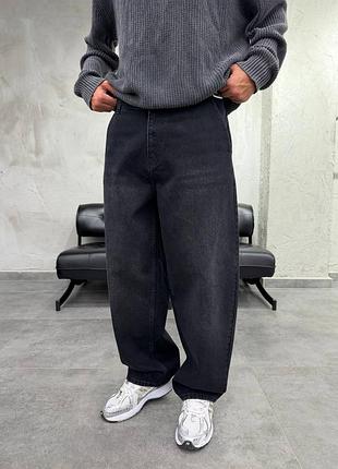 Топовые джинсы багги baggy skater black