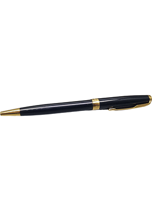 Ручка листкова кулькова пір'яна б/у parker sonnet 17 black lacquer gt 86 032