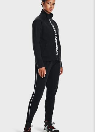 Женские черные спортивные штаны under armour ua rush.