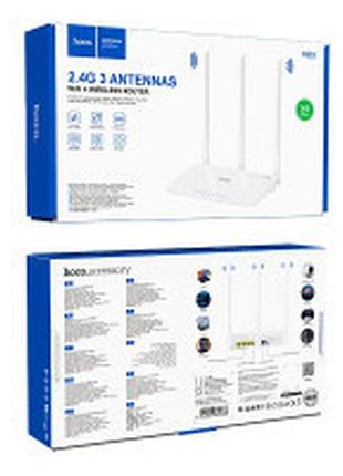 Сетевое оборудование wi-fi и bluetooth роутер wi-fi hoco hi30 маршрутизатор 2,4 ггц