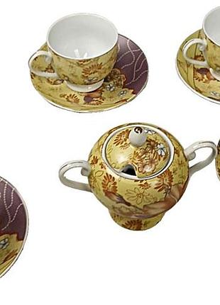 Сервиз б/у сервиз кофейный yamasen gold collection 12 пр.