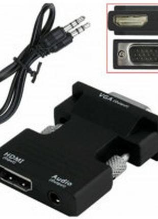 Кабель разъем переходник hdmi - vga