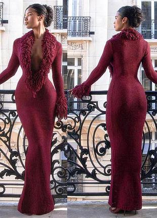 Распродажа платье prettylittlething plt label вязаное