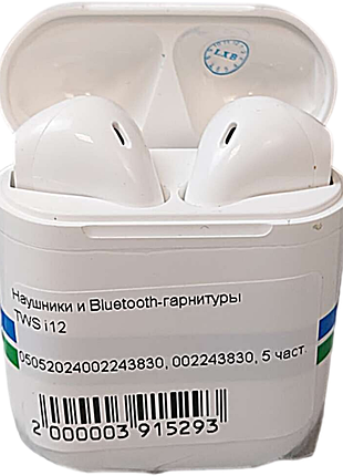 Навушники bluetooth-гарнітура б/у tws i12