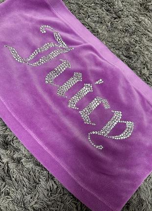 Велюровий топ-бандо juicy couture