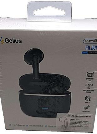 Наушники bluetooth-гарнитура б/у gelius aura gp-tws036