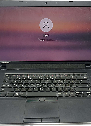 Ноутбук б/у lenovo thinkpad edge 15 (0301-f4g) (intel core i3-m370 2.4ghz/ram 3gb/hdd 500gb/intel hd graphics)