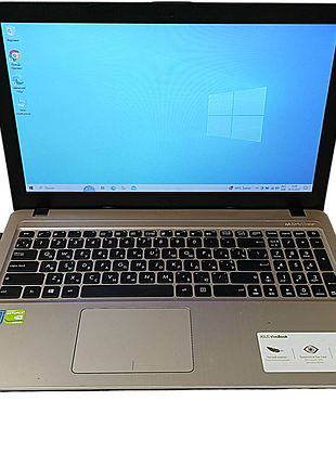 Ноутбук б/у asus r540n (intel celeron n3350 1.1ghz/ram 4gb/hdd 500gb/intel hd graphics 500/geforce 920mx)