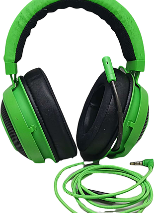 Компьютерная гарнитура наушники б/у razer kraken pro green (rz04-00870100-r3m1)